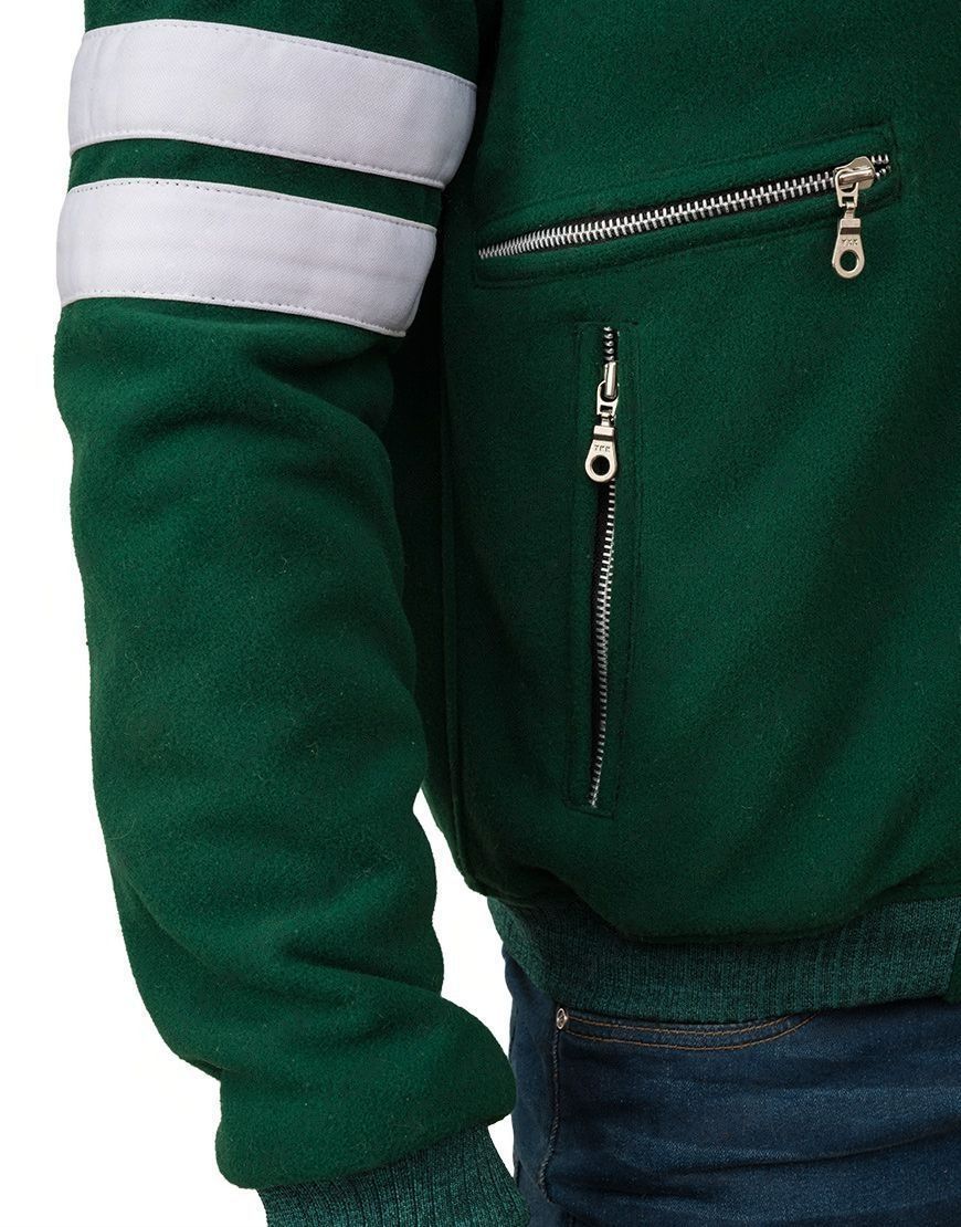 Green Ben 10 Symbol Bomber Jacket - Inspired by Ben 10