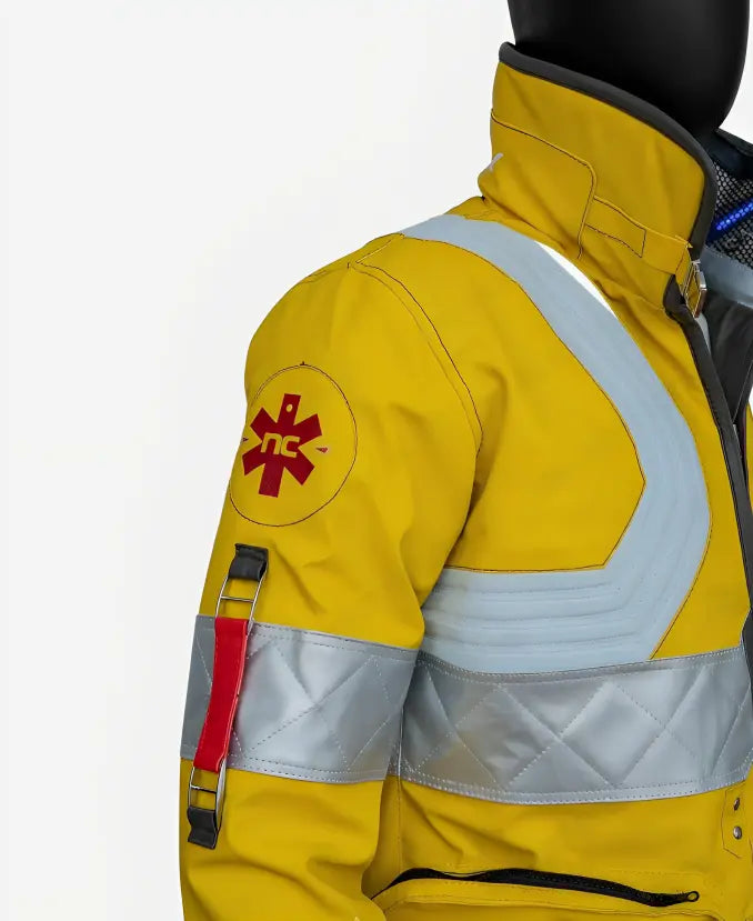 Cyberpunk Trauma Team Yellow Tactical Jacket Real Life Gear