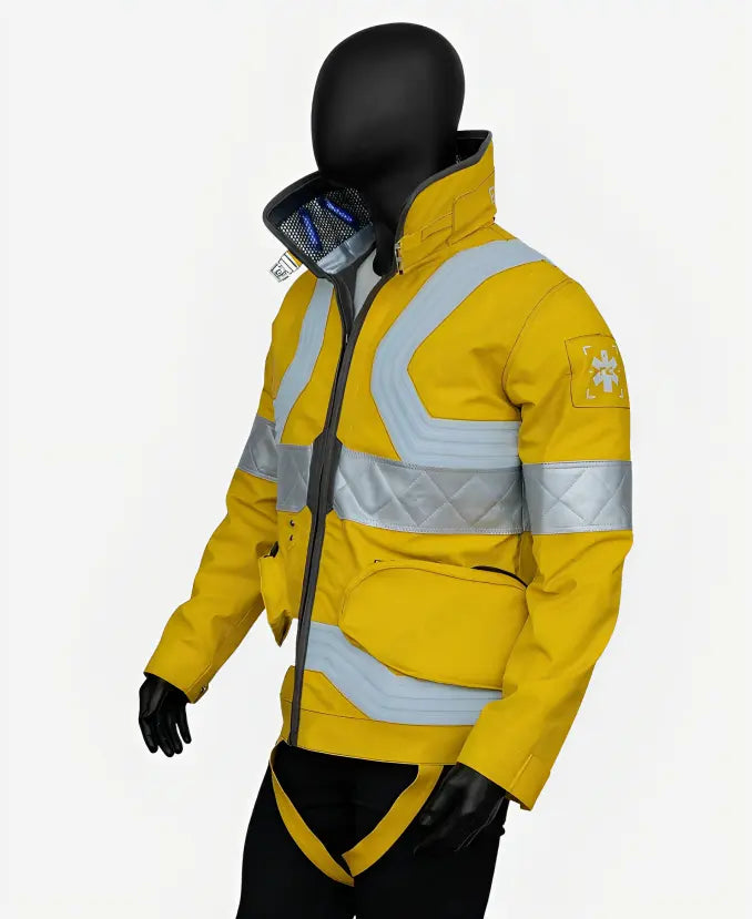 Cyberpunk Trauma Team Yellow Tactical Jacket Real Life Gear