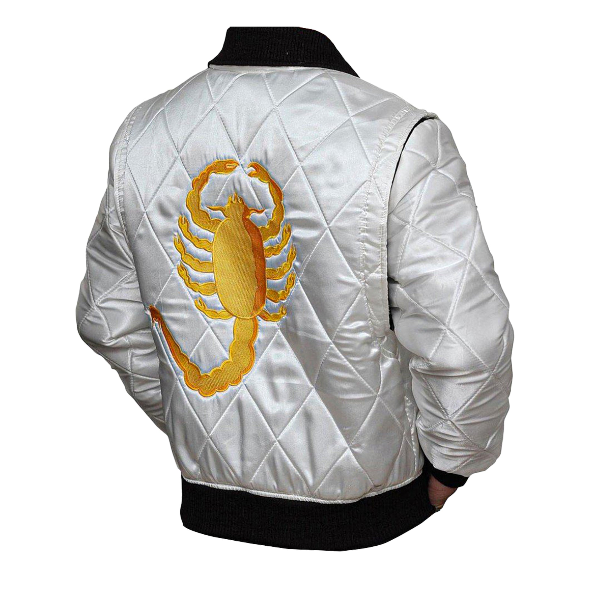 Drive Movie Inspired Satin Jacket Men's